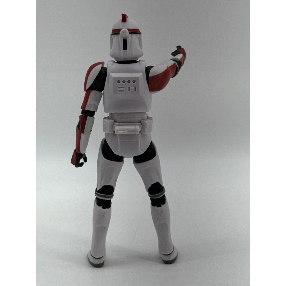 Star Wars Clone Trooper Action Figure Red & White Armor Collectible Toy